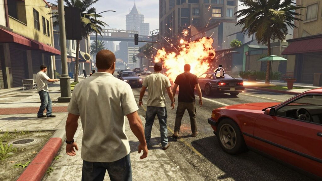 GTA 6 mission walkthrough action scene