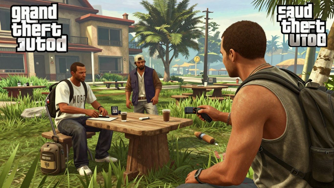 GTA 6 character in a hidden Easter egg activity.