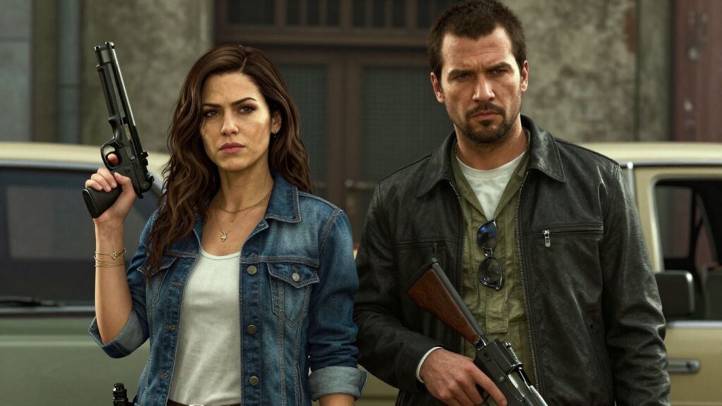 GTA 6 protagonists Jason and Lucia in action.